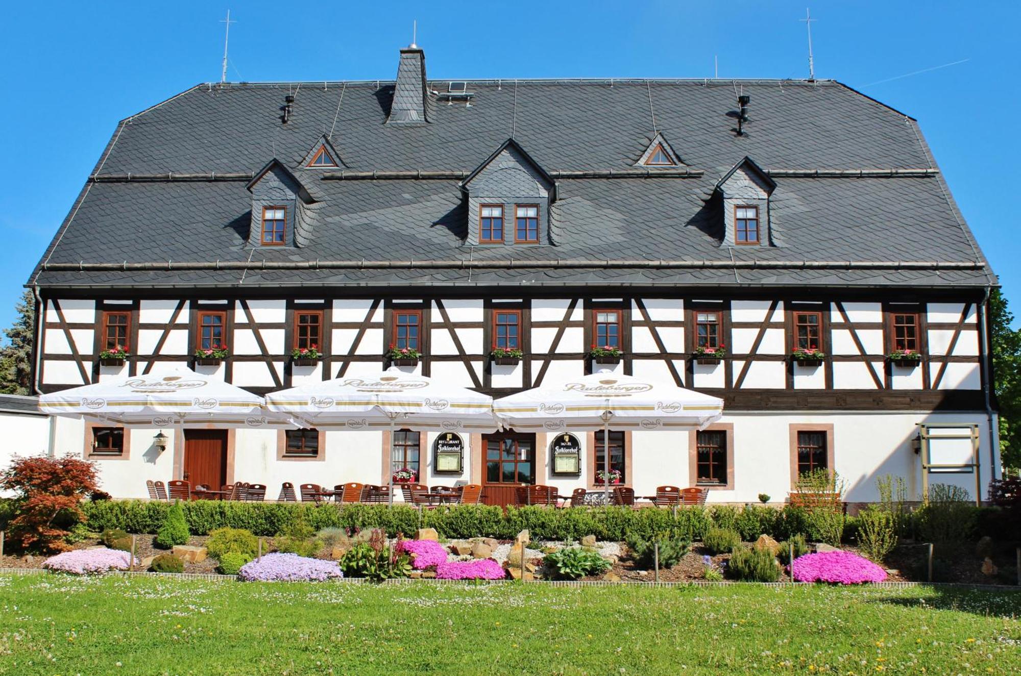 Hotel Folklorehof Chemnitz Exterior photo